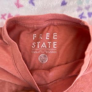 Free state reddish pinkish t-shirt